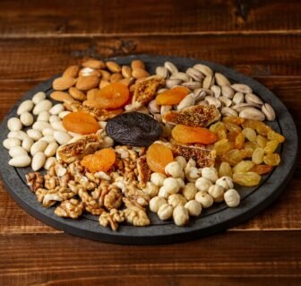 nuts set on the table